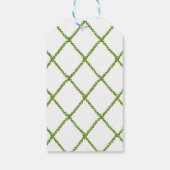 Waterverf Topiary Konijn Gelukkig Pasen Cadeaulabel (Achterkant)