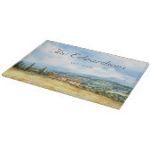 Waterverf Toscaanse mediterrane familienaam Snijplank (Hoek)