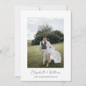 Waterverf Toscane Italië Bestemming Trouwfoto Kaart (Achterkant)