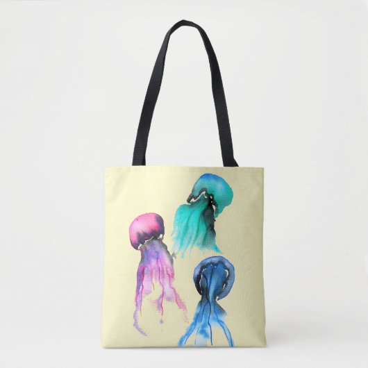 Waterverf Tote Bag (Voorkant)