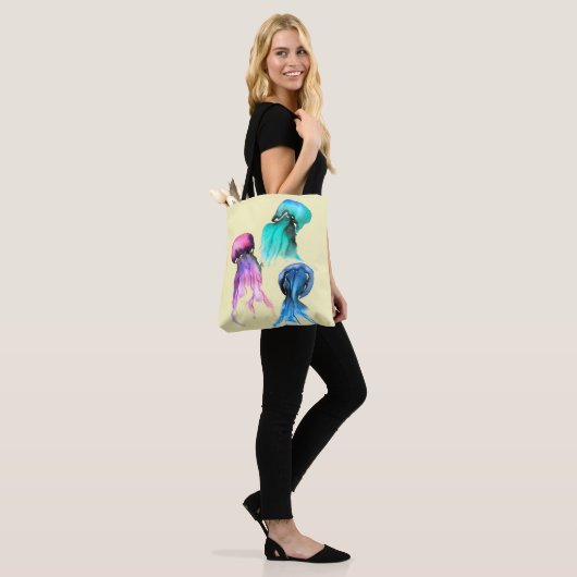 Waterverf Tote Bag (Op model)