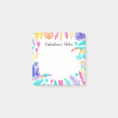 Waterverf Toucans en tropische bladeren Post-it® Notes (Voorkant)