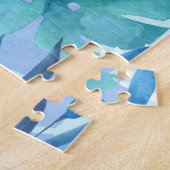 Waterverf Toucans: Tropisch naadloos Legpuzzel (Zijkant)