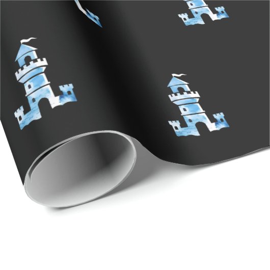 Waterverf Tower Pattern Cadeaupapier (Rol Hoek)