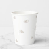 Waterverf Tractor Boerderij 1e verjaardag Papieren Bekers (Achterkant)