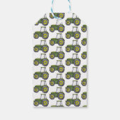 Waterverf Tractor Boy Verjaardag Dank u Favorieten Cadeaulabel (Achterkant)