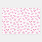 Waterverf tractoren — Boerderij voor het gieten Inpakpapier Vel (Voorkant 2)