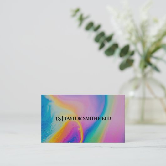  Waterverf Traditioneel Visitekaartje (Staand voorkant)