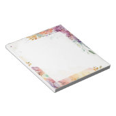 Waterverf traditionele bloemdecoratieve natuur notitieblok (Schuin)