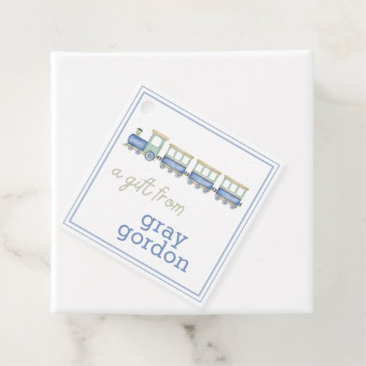 Waterverf-trammels Bedankjes Labels (In situ)