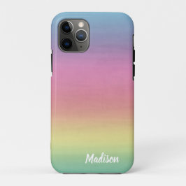 Waterverf Tranquiliteit | Gepersonaliseerd iPhone 16 Hoesje