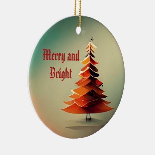Waterverf Tree Ornament (Rechts)