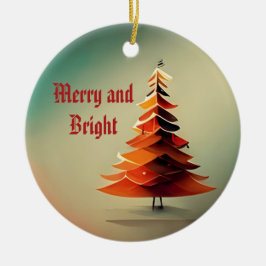 Waterverf Tree Ornament