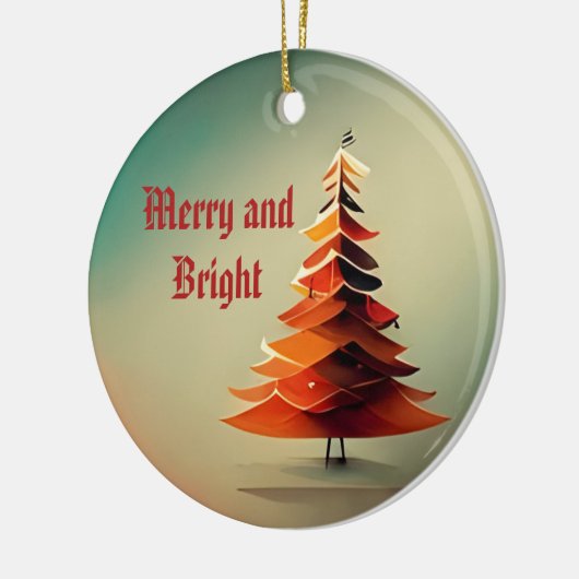 Waterverf Tree Ornament (Links)