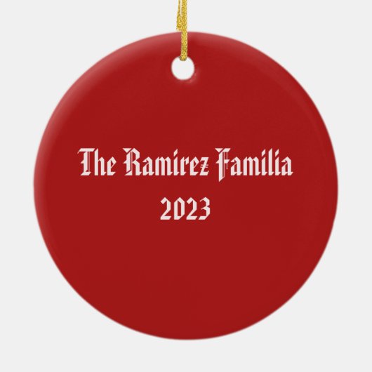 Waterverf Tree Ornament (Achterkant)