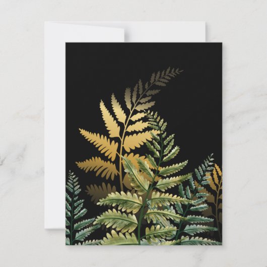 Waterverf Trees 3 Notitiekaartje (Voorkant)