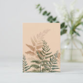 Waterverf Trees 4 Briefkaart (Staand voorkant)