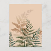 Waterverf Trees 4 Briefkaart (Voorkant)