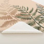 Waterverf Trees 4 Sherpa Deken (3/4)