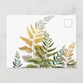 Waterverf Trees 6 Briefkaart (Achterkant)