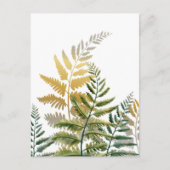 Waterverf Trees 6 Briefkaart (Voorkant)