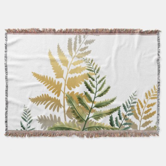 Waterverf Trees 6 Deken (Voorkant)