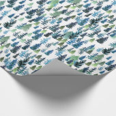 Waterverf Trees Cadeaupapier (Hoek)