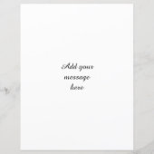 Waterverf Trees Kerst briefpapier (Achterkant)