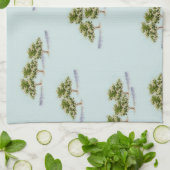 Waterverf Trees op theehanddoeken Theedoek (Gevouwen)