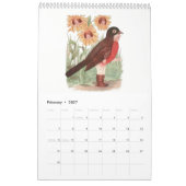  Waterverf trekkingen vogel Kinderen 4 Kalender (Feb 2027)