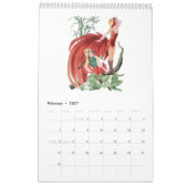 Waterverf trekkingen Vogelkinderen 2 Kalender (Feb 2027)