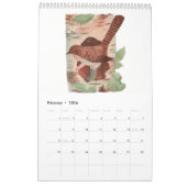  Waterverf trekkingen vogelkinderen 7 Kalender (Feb 2026)