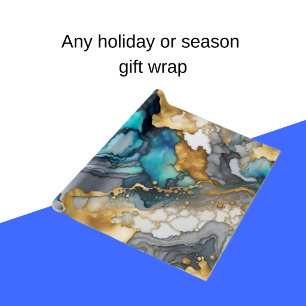 Waterverf Trend Abstracte Inkt Behang Cadeaupapier
