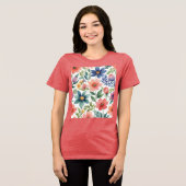 waterverf Tri-Blend shirt (Voorkant volledig)