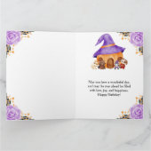 Waterverf Trick or Treat Halloween Gelukkig Verjaa Kaart (Binnen)