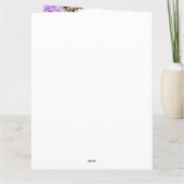 Waterverf Trick or Treat Halloween Gelukkig Verjaa Kaart (Achterkant)