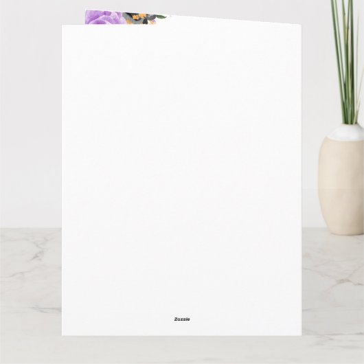 Waterverf Trick or treat Happy Halloween Kaart (Achterkant)