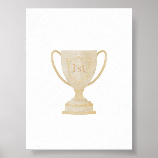 Waterverf trofee poster (Voorkant)