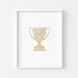 Waterverf trofee poster