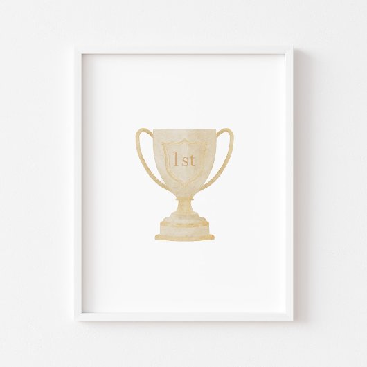 Waterverf trofee poster