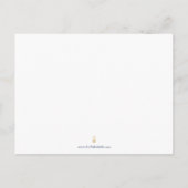 Waterverf Tropica Monstera Palm Leaf Recipcard Feestdagenkaart (Achterkant)