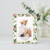 Waterverf Tropical Afstuderen bedankje (Staand voorkant)