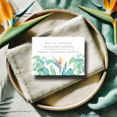 Waterverf Tropical Beach Bewegende Aankondiging