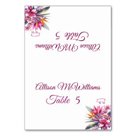 Waterverf Tropical Bliss-Pork Icon-Wedding- Kaart