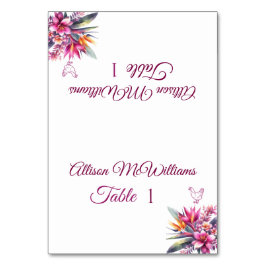 Waterverf Tropical Bliss-Poultry Icon-Wedding- Kaart