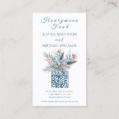 Waterverf Tropical Dream - Registry-Honeymoon Visitekaartje (Achterkant)