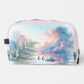 Waterverf Tropical Fern Accessoire Pouch Toilettasje (Voorkant)