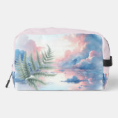 Waterverf Tropical Fern Accessoire Pouch Toilettasje (Achterkant)