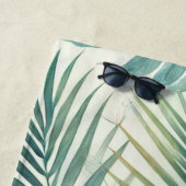 Waterverf Tropical Floral Design Strandlaken (In situ)