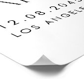 Waterverf Tropical Flowers Graduation Party Poster (Hoek)